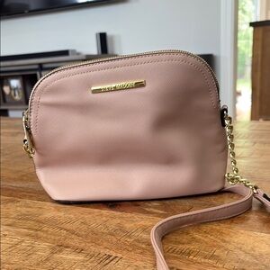 Steve Madden Pink Crossbody Bag with Gold Accents